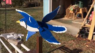 DIY  How to make 2 whirligig propellers spin in opposite directions [upl. by Jory718]