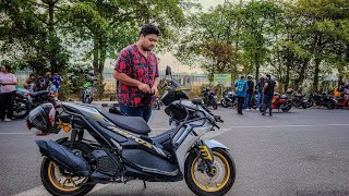 Aerox 155 Ownership review yamahaindia [upl. by Tish226]