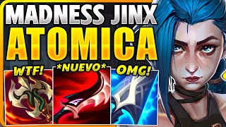 🤮¡1W  100 KILL ¡USO la NUEVA BUILD MÁS HORRIBLE de JINX MID que hace que MUERAN AL INSTANTE [upl. by Linsk]