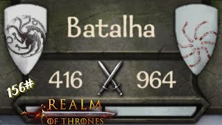 156 BATTLE VS WHITE WALKERS 436 X 964 MOUNTampBLADE 2 REALM OF THRONE PT BR GAME PLAY [upl. by Vachil]