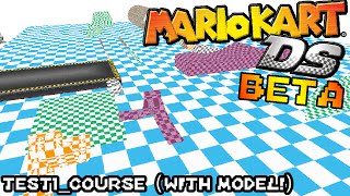 Mario Kart DS Beta test1course With Restored Model [upl. by Nasas]