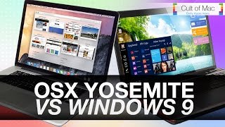 OS X Yosemite vs Windows 9 [upl. by Kowalski]