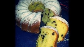 Ricetta Ciambella ALLO YOGURT CON GOCCE DI CIOCCOLATO [upl. by Kikelia528]