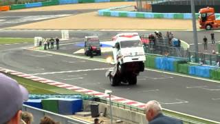 Grandprix Camions Magnycours 2012  show Patrick Bourny vidéo 1 [upl. by Nedyah639]