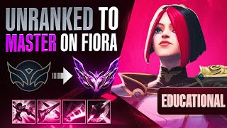 EDUCATIONAL UNRANKED TO MASTER ON FIORA [upl. by Gerry]