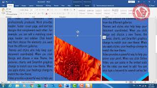 कैसे MS Word में Brochure Project को Design करें  VedantSri MS Word Project Class13 [upl. by Nitsej]