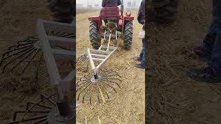 SelfMade Straw Raking And Collecting Device Seems Not Work [upl. by Gabriella358]