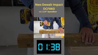 New 20v Dewalt DCF860 vs 1 14quot speedor tools dewaltpowertoolspowertoolsdiyshortswoodworking [upl. by Postman]