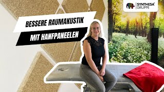 Wie man die Raumakustik mit Hanfpaneelen nachhaltig verbessert  CapAcoustic Nature [upl. by Nuzzi]