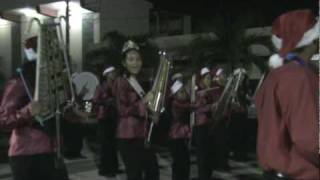 Banda Festival Sucotz  Belize Desfile Navideño Melchor de Mencos [upl. by Sidran]