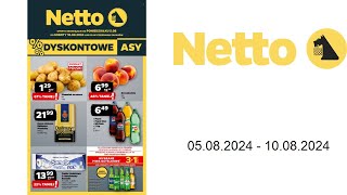 Gazetka Netto PL  05082024  10082024  Artykuły spożywcze [upl. by Attennaej]