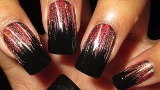 Harvest Waterfall Nail Art Tutorial [upl. by Jami481]