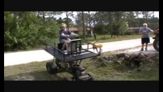 swamp buggy made from lawnmowerwmv [upl. by Rooney925]