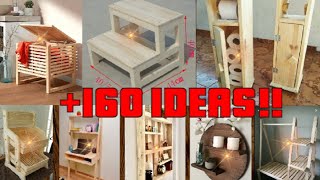 160 Ideas de madera que puedes hacer para vender y Generar Ingresos 🔥💰 [upl. by Ruthe]