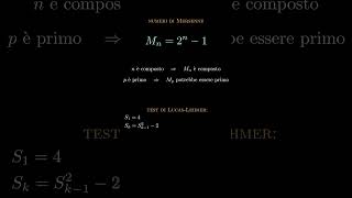 il test per verificare che un numero di Mersenne sia primo [upl. by Lattimer]