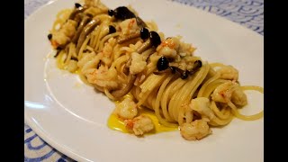 PASTA MARI E MONTI pasta gamberi e funghi con videoricetteinsieme [upl. by Timi712]