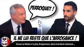 Bruno Le Maire SÉNERVE et devient MÉPRISANT face aux questions pertinentes dun journaliste [upl. by Walli]