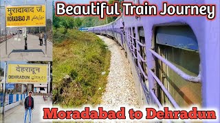 Moradabad to Dehradun train journey by Naini Doon Jan Shatabdi ExpressTrain to DehradunIndian Rail [upl. by Witherspoon]