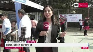 Nota informativa TVPerú  Lanzamiento de Te Acompaño servicio de Pensión65 [upl. by Galer]