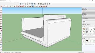 SketchUp ile Koltuk Çizimi [upl. by Viola]