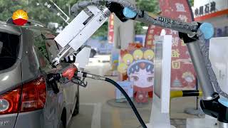 The FIRST ROBOTUNMANNED GAS STATION IN NANNING  GUANGXI  CHINA [upl. by Zenas]