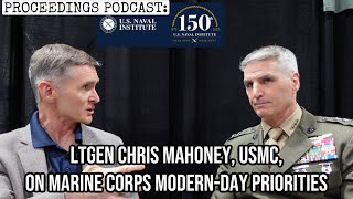 LtGen Chris Mahoney USMC talks about Marine Corps Priorities [upl. by Bunns]