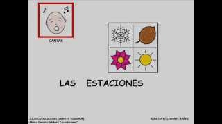 Las estacionesCanción con pictogramas [upl. by Llemrej]