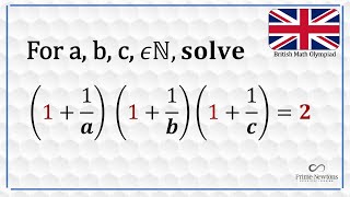 1995 British Mathematics Olympiad problem [upl. by Grimaud]