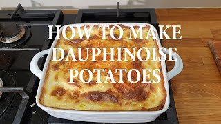 How to make dauphinoise potatoes Gratin dauphinois Delicious and simple recipe [upl. by Uhile]