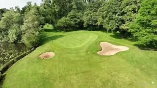 Golf de Soufflenheim BadenBaden  drone aerial video  hole07 [upl. by Yrogerg]