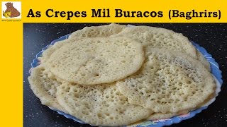 crepes mil buracos fácil e rapida HD [upl. by Ardnasyl]