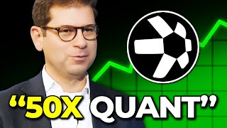 QUANT TO 50X QUANT CEO TALKS ON QUANT PRICE PREDICTION [upl. by Gnilyam]