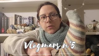 Vlogmars n°5  🧶 La petite course des jours chargés ✂️ [upl. by Ahsille764]