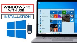 How To Install Windows 10 On PC With USB [upl. by Nawyt]