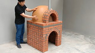 How to make a simple and beautiful pizza oven [upl. by Anelat]