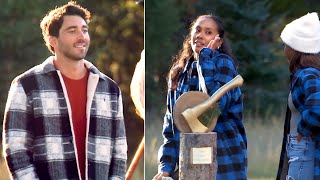 The Bachelor First Look at Joeys INTENSE Lumberjill Group Date Exclusive [upl. by Intihw]