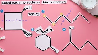 How to Find Chiral Centers amp the Difference Between Chiral vs Achiral Molecules  Organic Chemistry [upl. by Sedberry]