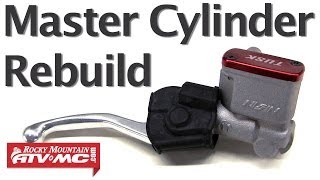 How To Rebuild a Master Cylinder on a Motorcycle or ATV [upl. by Aisauqal]