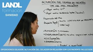 Oposiciones celadores Esquema tema actuación del celador en relación con los pacientes fallecidos [upl. by Anirbes]