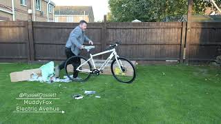 MUDDYFOX Electric Avenue Hybrid Bike Unboxing and building it up A Easy Job [upl. by Reynold]