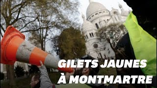 À Montmartre les gilets jaunes sèment la pagaille avec une mobilisation surprise [upl. by Panter]