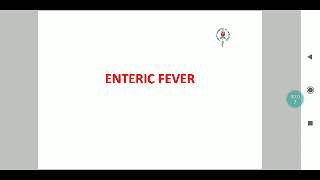 Enteric Fever [upl. by Photina172]