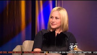 OscarWinning Actress Patricia Arquette Joins CBS2 News This Morning [upl. by Turner]