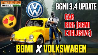 BGMI 34 Update  Car amp Exclusive Bike Collaboration 🔥  Androgamer Malayalam [upl. by Mayyahk923]