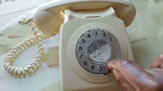 Classic phone  rotary phone dialing [upl. by Renell]