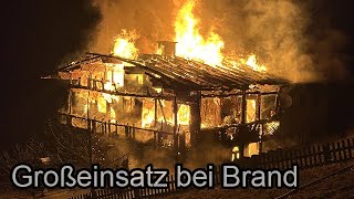 🔥 Vollbrand von Wohnhaus in Oberau 🚒 [upl. by Fortin]