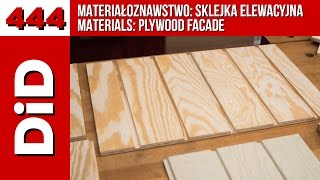 444 Materiałoznawstwo sklejka elewacyjna  Materials plywood facade [upl. by Ailat919]