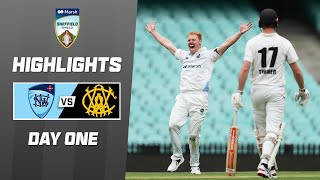 NSW v Western Australia  Sheffield Shield 202324  Day 1 [upl. by Epstein]