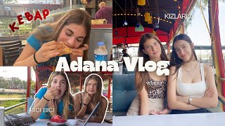 ADANA VLOG  memlekette bi gün kebap bici bici ciğer kazım büfe [upl. by Notnirt]