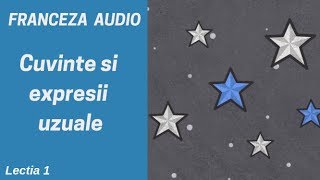 Franceza AUDIO 1  Cuvinte si expresii uzuale in franceza 2019 [upl. by Buchheim]